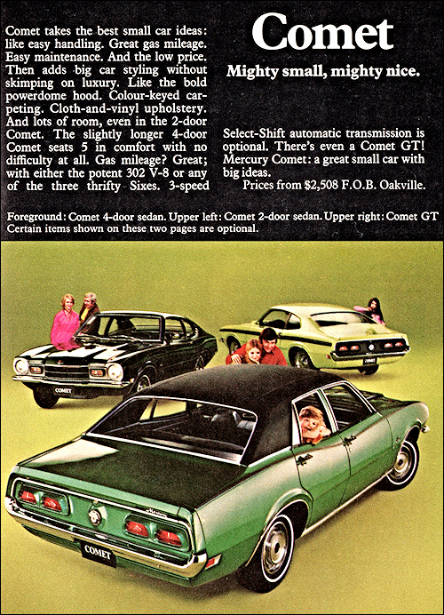 1971 Mercury Comet GT Classic Vintage Advertisement Ad D167 Better